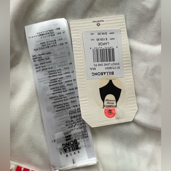 NWT Billabong Size L One Piece Swimwear - Picture 5 of 10